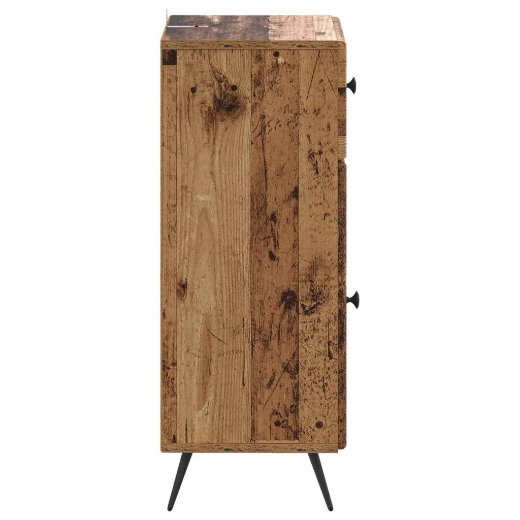 Mobiletto da Bagno BREDA Legno antico 30 x 31 x 80 cm 897493