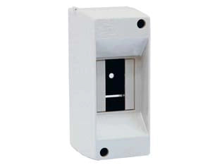 CENTRALINO DA PARETE SENZA SPORTELLO IP40- - mm.55x80x135h per 1/2 moduli - 4W (90.02) - 5 pezzi MARLANVIL