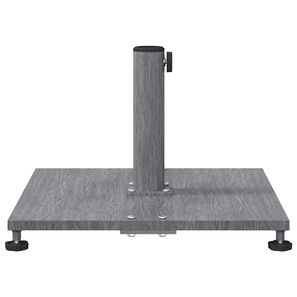 Base per ombrellone Aspetto Legno Grigio Scuro 45 x 45 x 31 cm CFW6435557