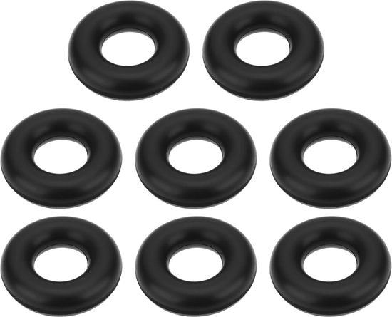 Montaggi per scarico 19x43x12mm - 8 pezzi - Gomma duraturo - Compatibile con Triumph TR7/TR8 - Resistente al calore - Forma di guida precisa - Scarichi per tubo di scarico