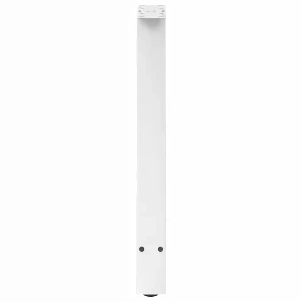 Gambe per tavolo da pranzo a forma di A 2 pz bianche 60x(72-73) cm in acciaio 4012849