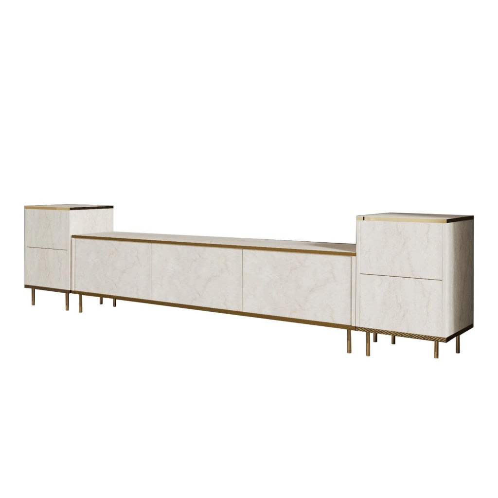 Porta TV in legno "Imaj" - 260 x 35 x 60 cm - TravertinOr