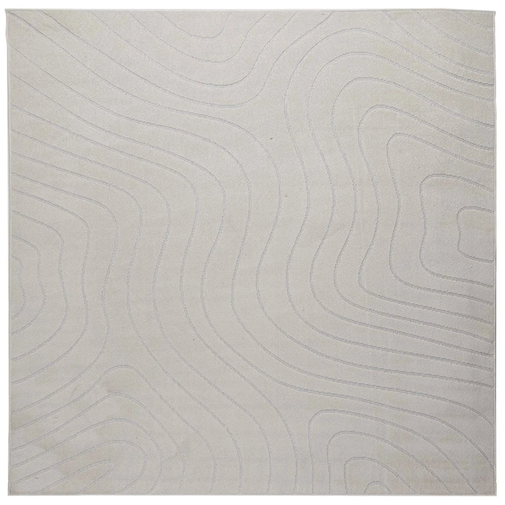Tappeti per area Quadrato PALMERAS Crema 240 x 240 cm