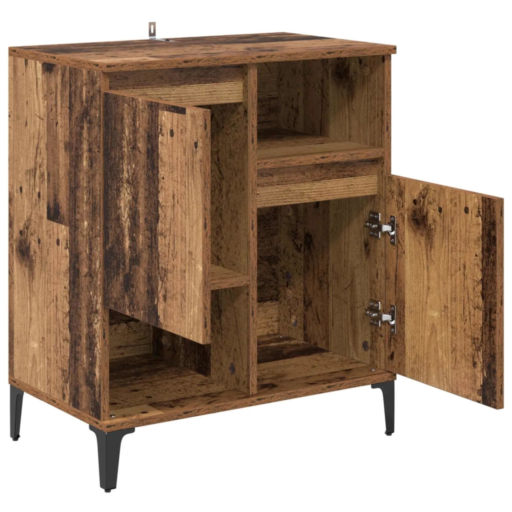 Credenza | Madia | Buffet da pranzo | Armadio da pranzo Legno vecchio 60 x 35 x 70 cm Legno multistrato