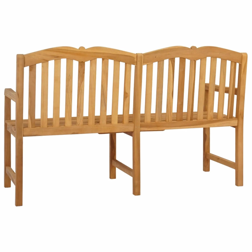 Panchina in legno intagliata a mano Naturale 155 x 60 x 94 cm