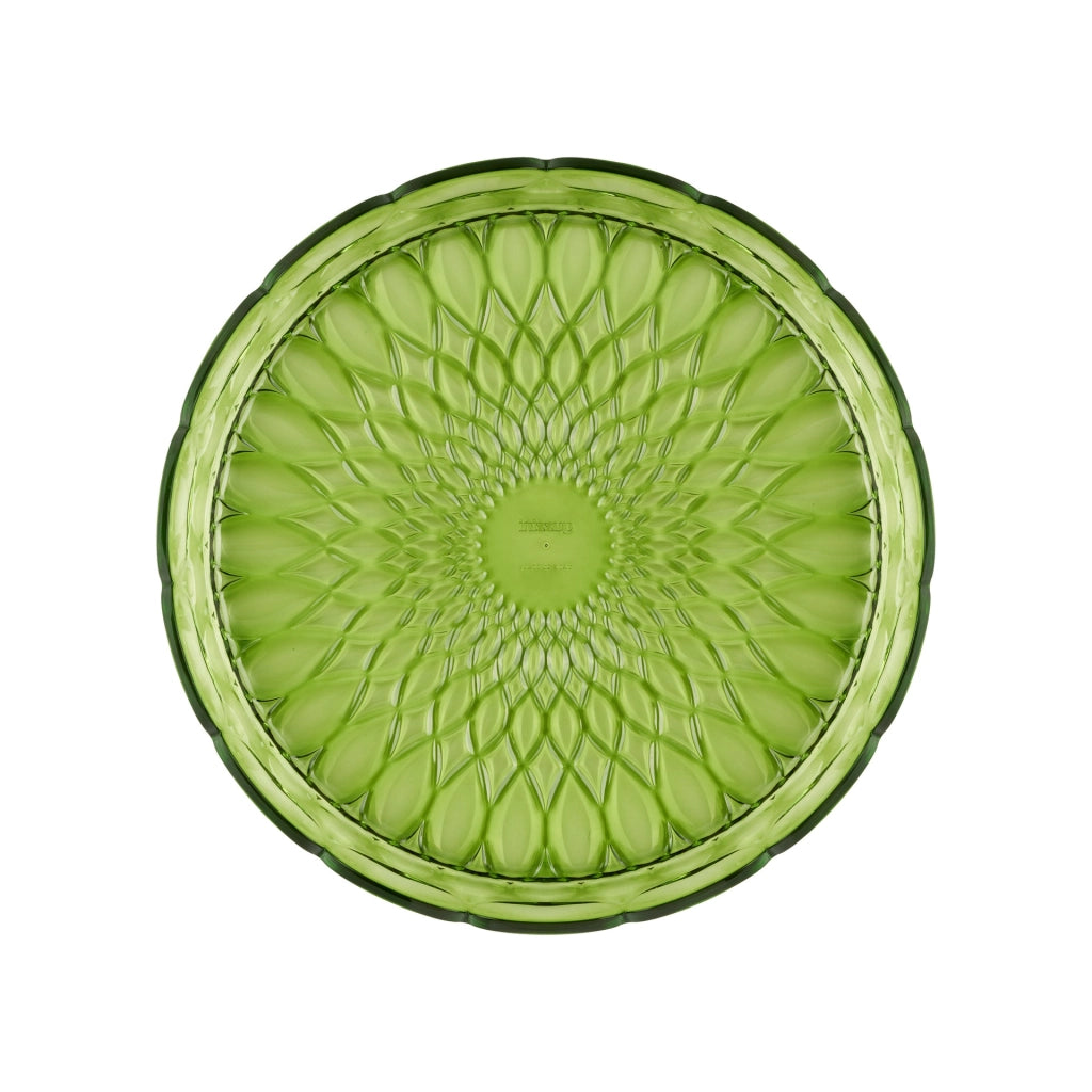 Vassoio tondo piccolo Ø30x4 cm verde ninfea