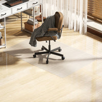 Tappetino per Sedia Ufficio Salvapavimento 100x150 cm in Plastica Trasparente