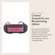 Occhiali da sole con protezione UV - Occhiali da sudore - Occhiali da protezione - Resistenti a shock - Oscuramento automatico - Chiusura regolabile - Occhiali laser