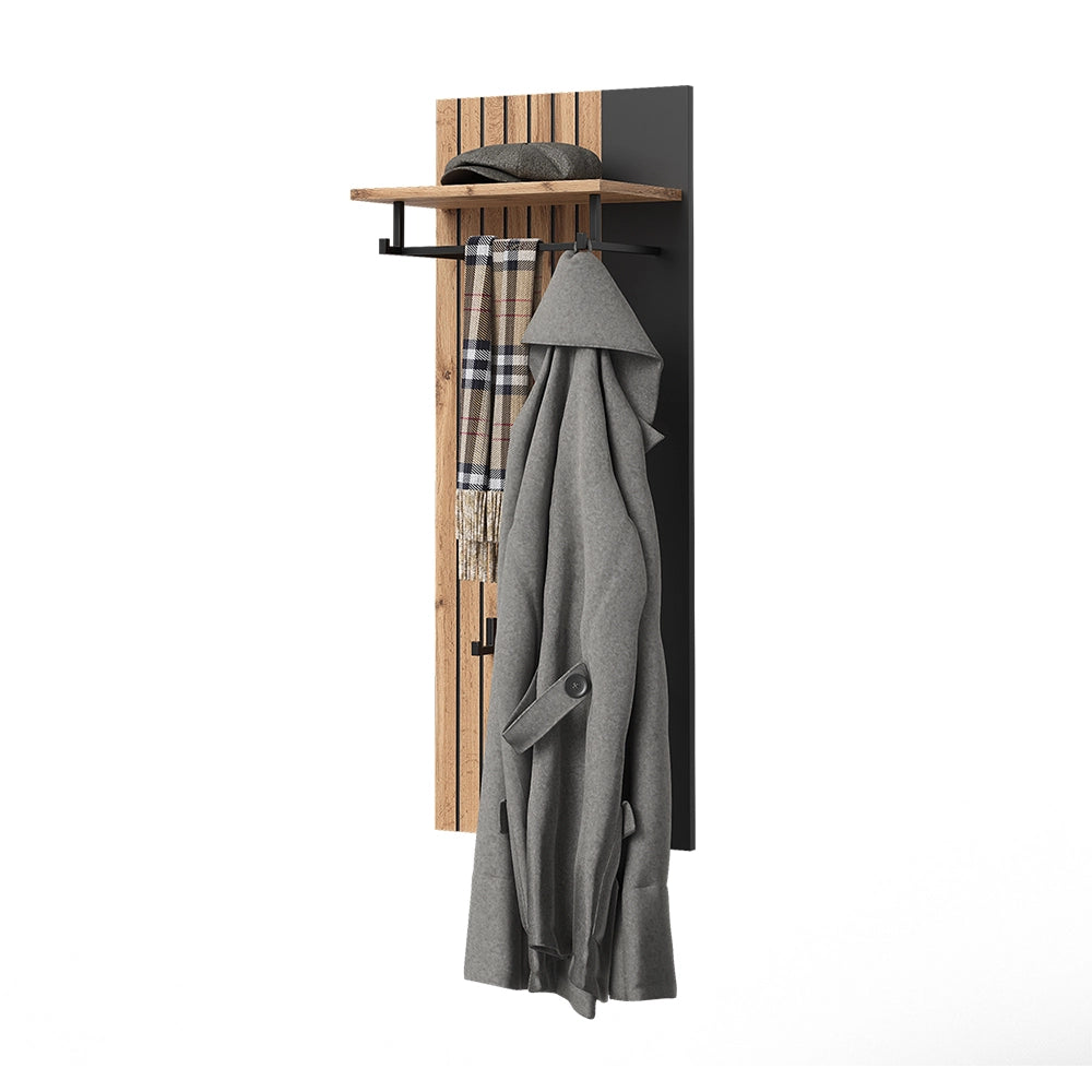 Vicco Appendiabiti da parete Quercia Wotan 43 x 110 cm