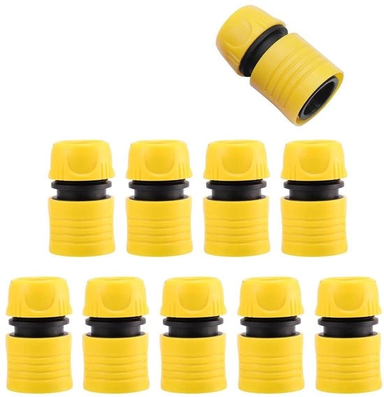 Collettore Rapido 1/2" per Tubi da Giardino - Set Completo da 10 pezzi per Irrigazione Giardino