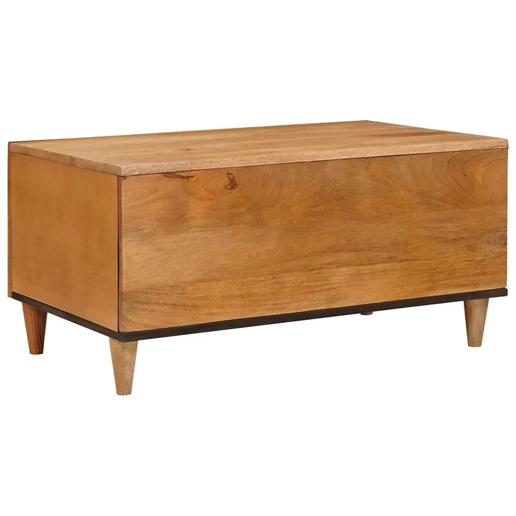 vidaXL Tavolino da salotto con porta Marrone chiaro 80 x 50 x 40 cm