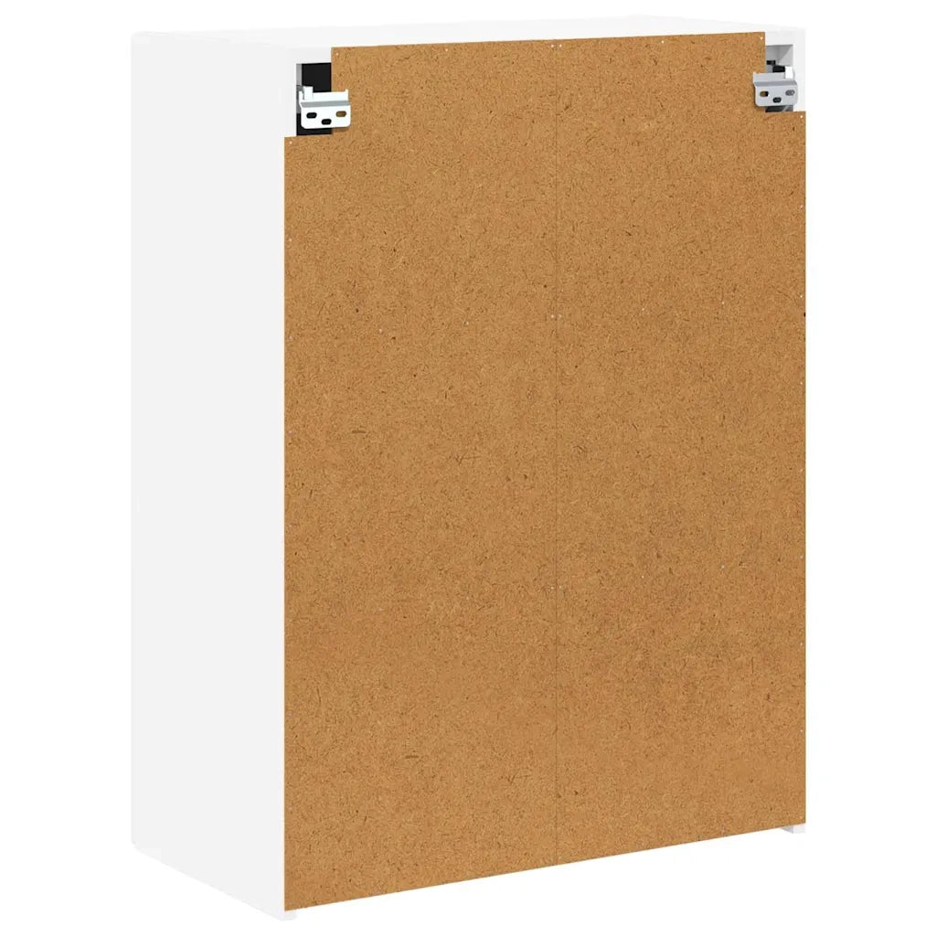 Mobile TV da parete-Mobile TV a Muro-Credenza TV Bianco 59,5 x 31 x 80 cm Legno multistrato