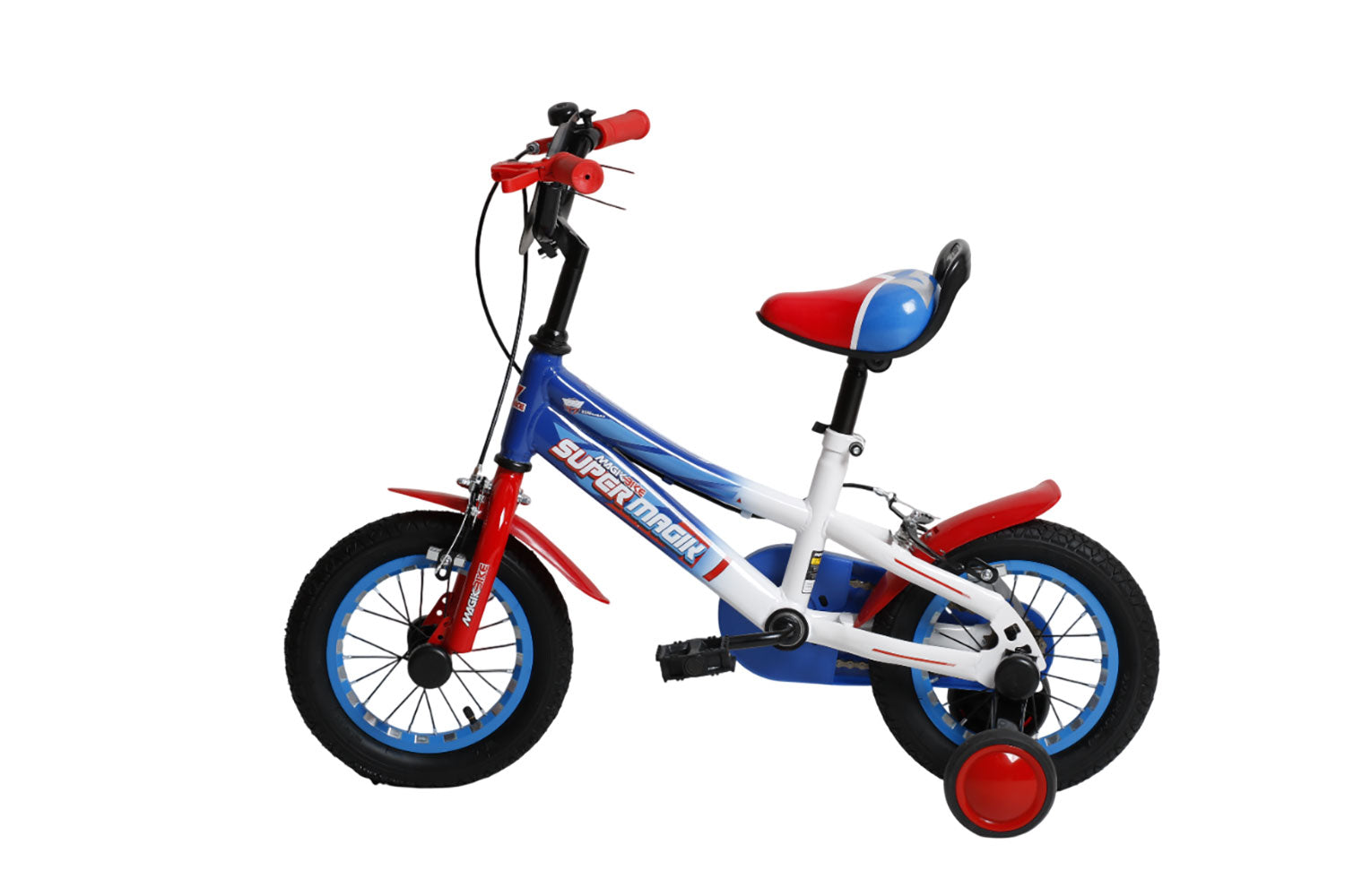 Bicicletta per Bambini 12" Freni Caliper Magik-Bike Super Blu