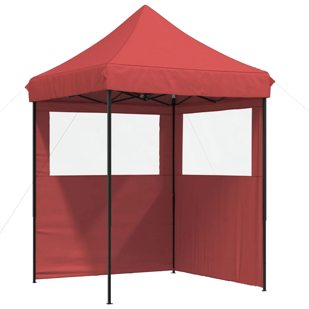 Tenda Party-Tenda da festa Borgogna 200 x 200 x 306 cm Tessuto Oxford 541246