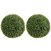 Palline decorative eucalipto artificiali ¨C Minimal ¨C Set 2 pezzi diametro 52 cm