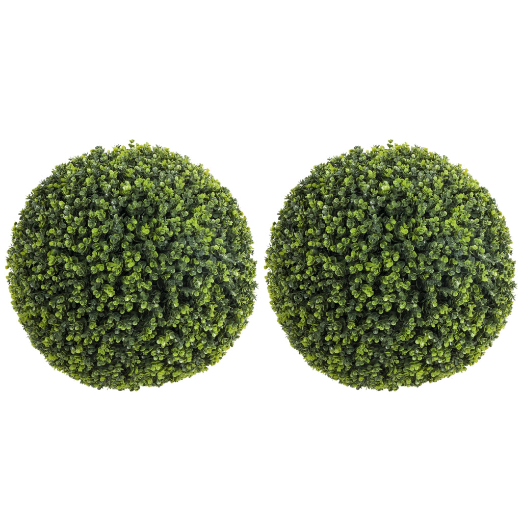 Palline decorative eucalipto artificiali ¨C Minimal ¨C Set 2 pezzi diametro 52 cm