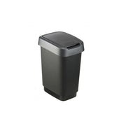 PATTUMIERA CON COPERCHIO BASCULANTE 10 LT. TWIST ANTRACITE