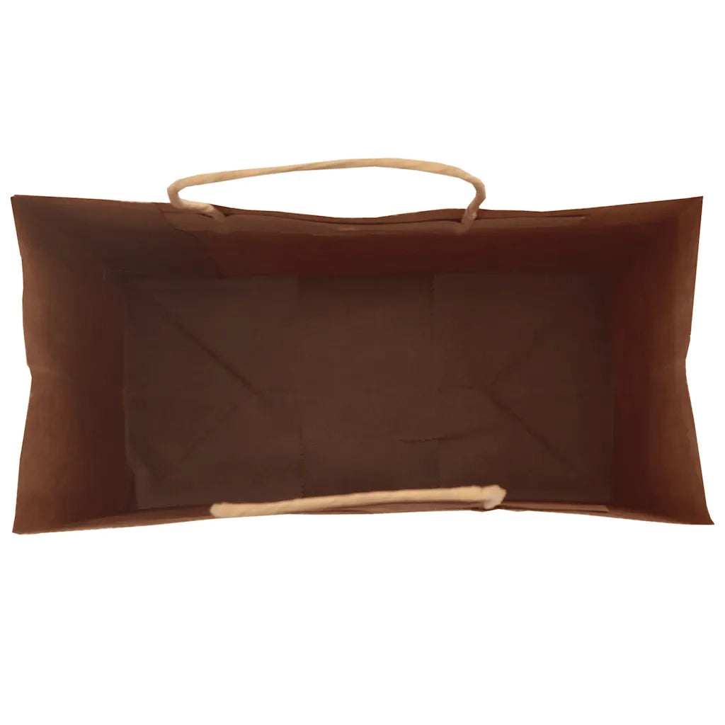 vidaXL Sacchetti di Carta 250 pz con Manici Neri 21x11x31 cm