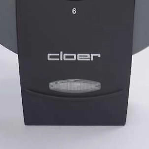 Cloer 1625 piastra per waffle 5 waffle 930 W Nero, Grigio