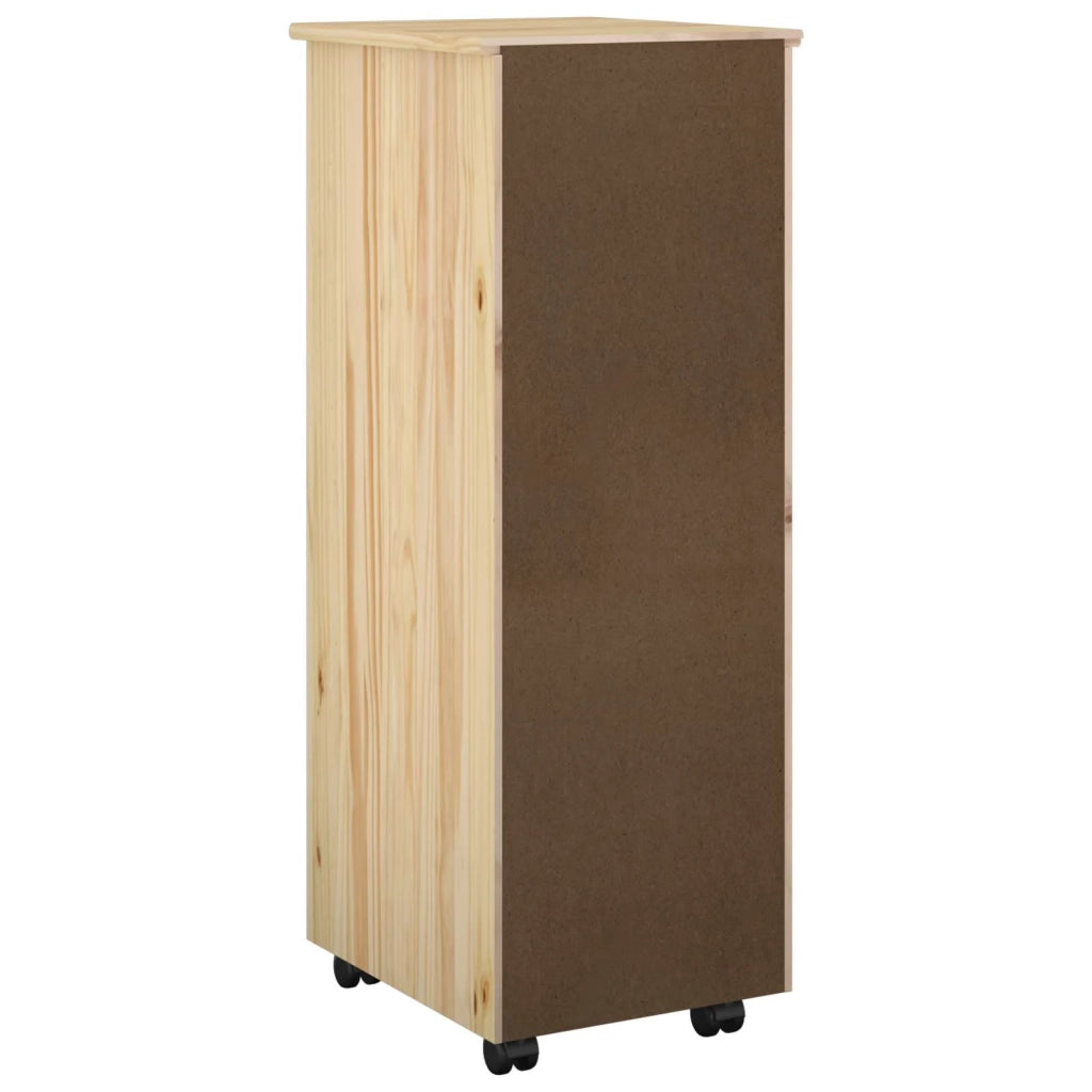 Mobile con Ruote con ruota Marrone 34 x 39 x 93,5 cm 42032394