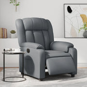 Poltrona Reclinabile Elettrica Grigia in Similpellecod mxl 84885