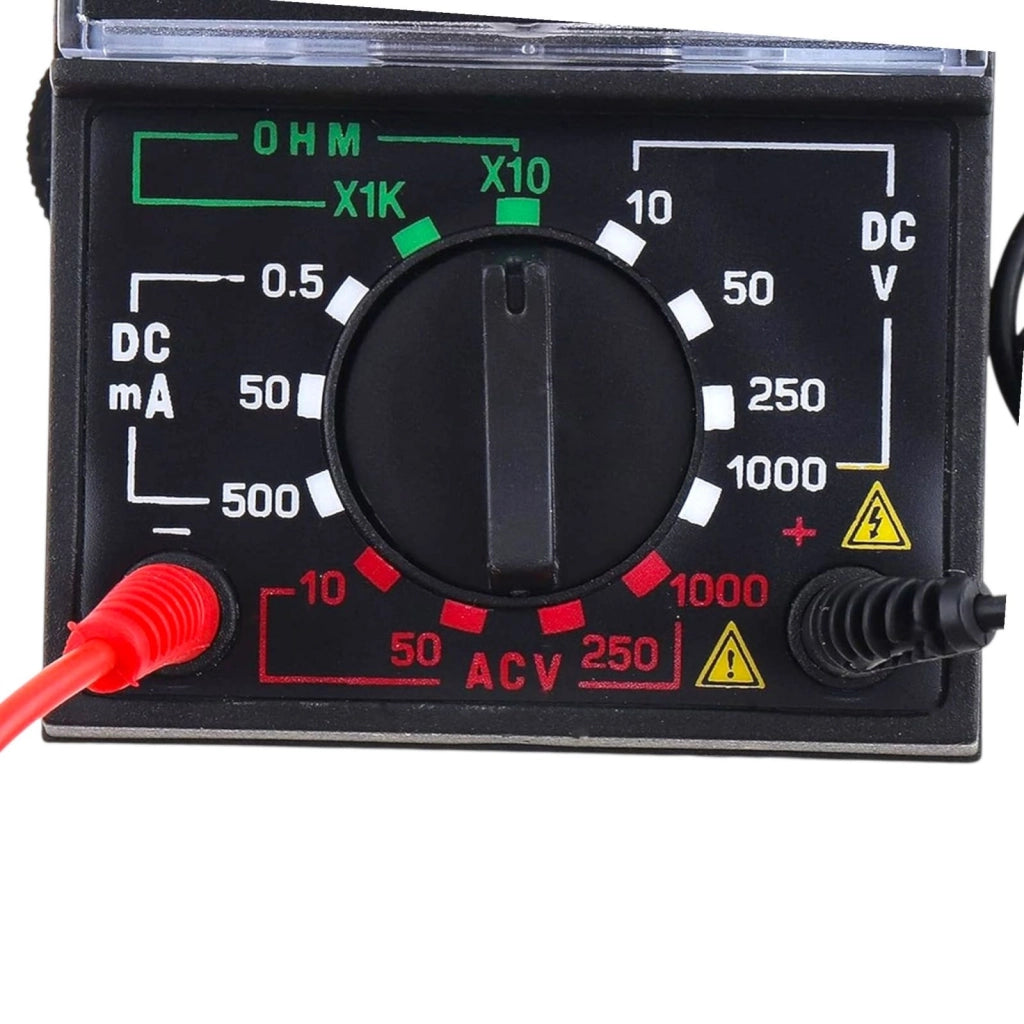 Multimetro Analogico Tester Puntali Misuratore Tensione Amperometro Ohmmetro VH