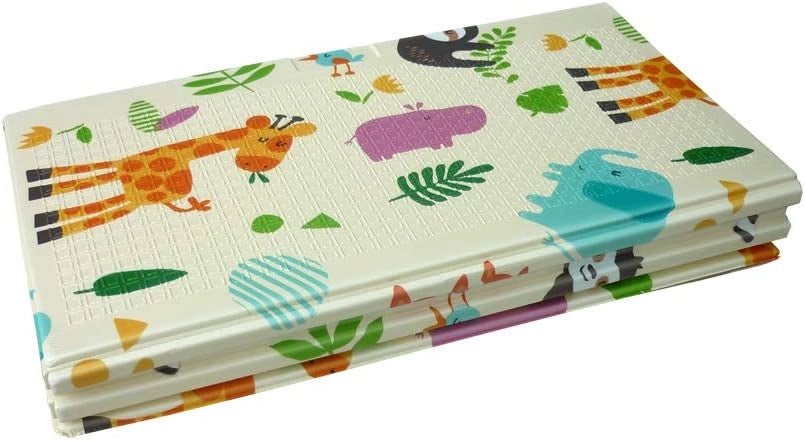 Tappeti Gioco Bambini dimensione 200x150x1cm Tappeto per Bambini Pieghevole Tappetino Schiuma Pavimento Antiscivolo