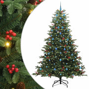Albero di Natale | Decorazioni natalizie artificiale con 300 LED Verde 240 cm