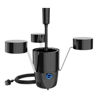 Skimmer galleggiante CSP-250 per laghetto, Pompa 2500l/h 45W e Fontana