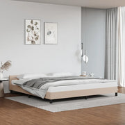 Giroletto con Testiera senza Materasso-Struttura Letto Cappuccino 200x200 cm