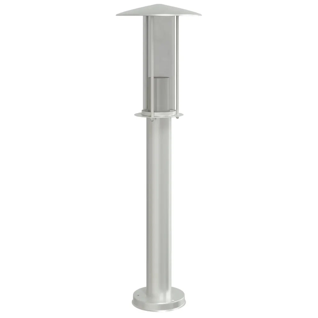Lampada da Terra per Esterni Argento 60 cm in Acciaio Inox CFW2687562