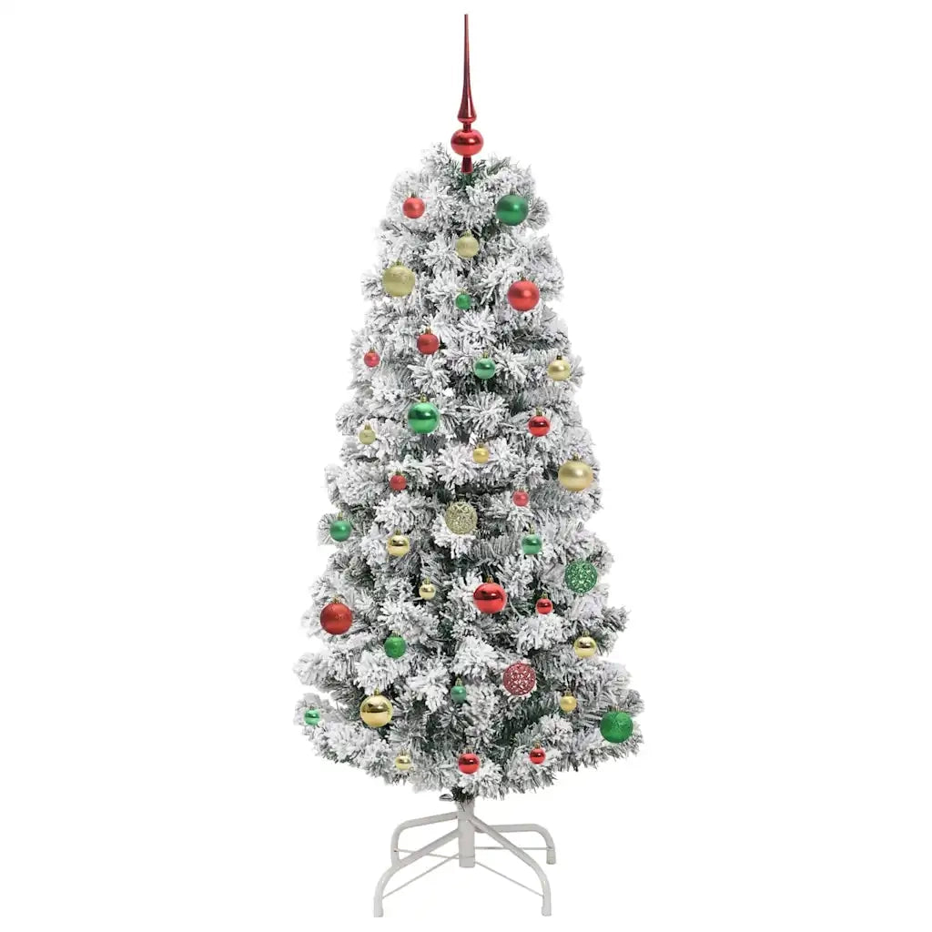Albero di Natale | Decorazioni natalizie Artificiale con Rami Pieghevoli 150 cm