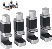 Impianto di fissaggio metallico regolabile, 4 pezzi/set, chiodo adesivo, fissaggio schermo LCD, attrezzatura di riparazione per smartphone, computer, laptop, tablet, e-reader