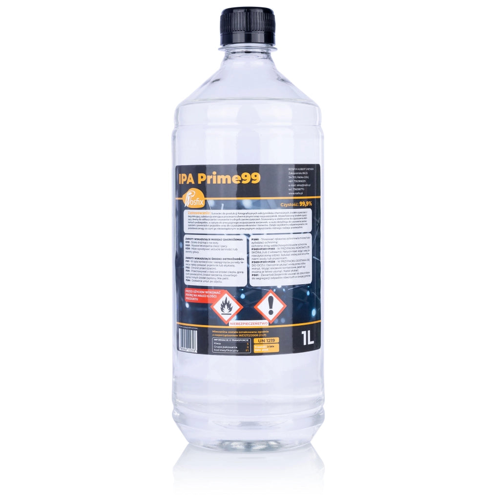 Alcol Isopropilico 99,9% 1L – Alta Purezza per Pulizia e Sgrassaggio | Evaporazione Rapida
