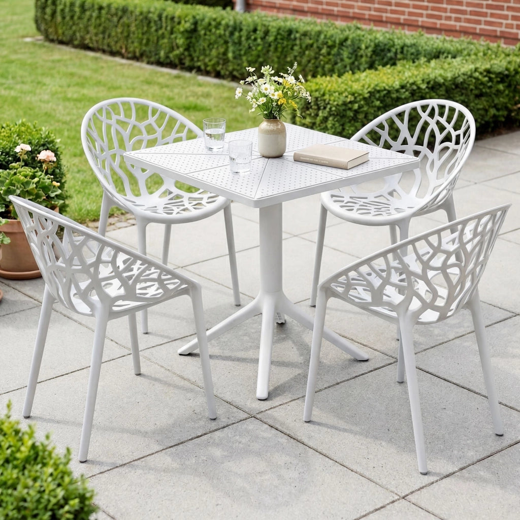 Set mobili da giardino Neriva con 4 sedie 1