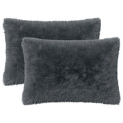Cuscino con cuscino HEERLEN 2 pz Antracite Fleece PV 927810