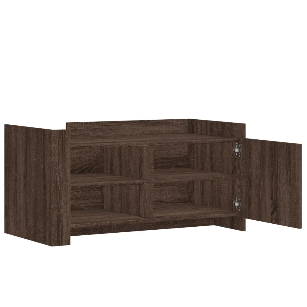 Tavolino salotto | Tavolino da caff¨¨ | Tavolino da Soggiorno Rovere Marrone 100x50x50 cm Legno Multistrato