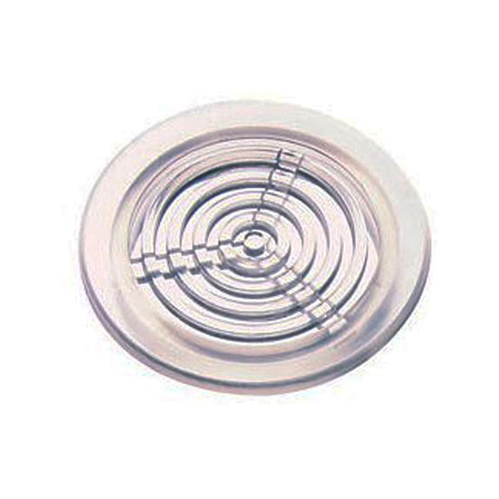 Tappo Circolare Grigliato Trasparente per la Protezione degli Sarichi - Diametro 40mm