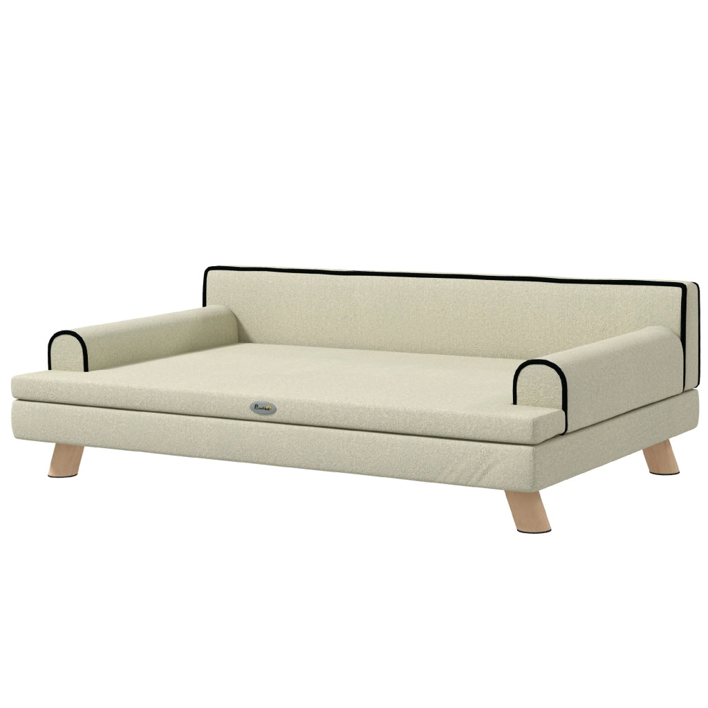 Divano per cani e gatti ¨C zephmum ¨C beige 100x62x32 cm