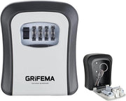 Cassettiere Acqua Impronta - Con Codice Numerico - Montaggio a Parete - Grigio - 1 pezzo
