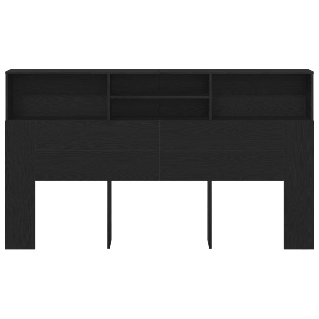 Cabina testiera  Nero Rovere 180x19x103,5 cm