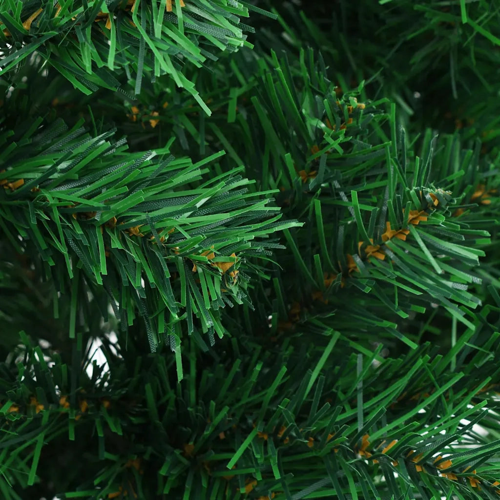 Albero di Natale Preilluminato Palline Bianco 210 cm 910 Rami 3077490