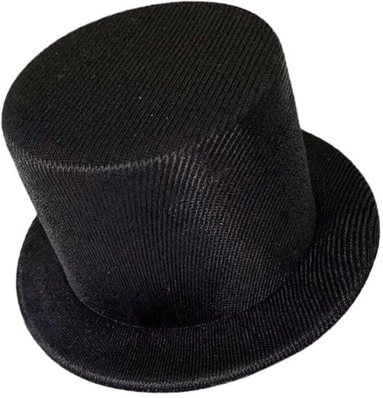 Accessori di modellismo - Bottiglie di vino miniaturizzate - Cilindri - Decorazioni per bambole da miniatura - Accessori da collezione - Dimensioni 9x9x4,5 cm - Cappello da miniatura