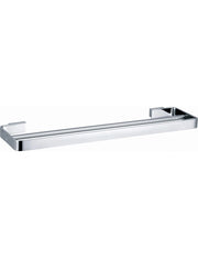 SOLO portasciugamani doppio a parete 60 x2,5 x13 cm in ottone cromato