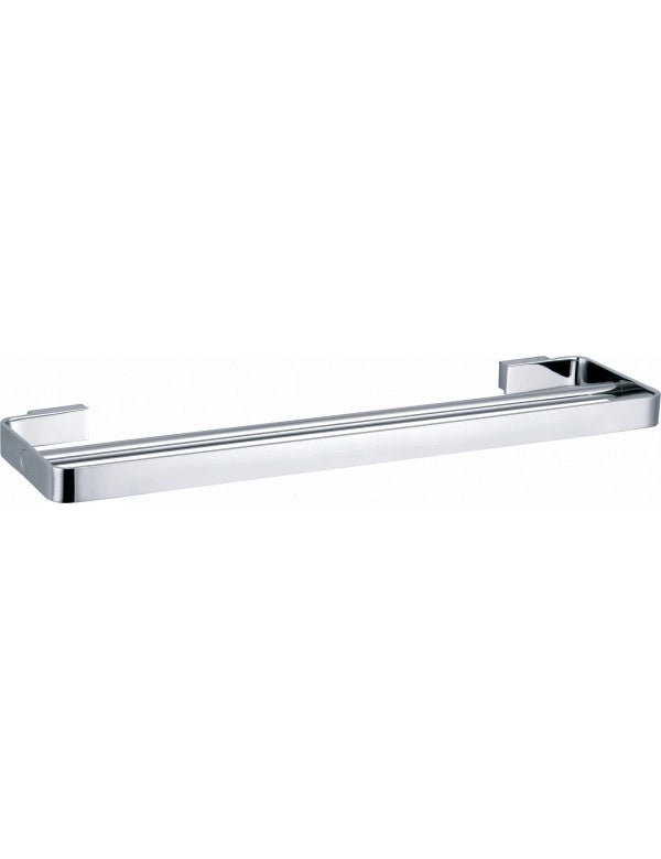 SOLO portasciugamani doppio a parete 60 x2,5 x13 cm in ottone cromato