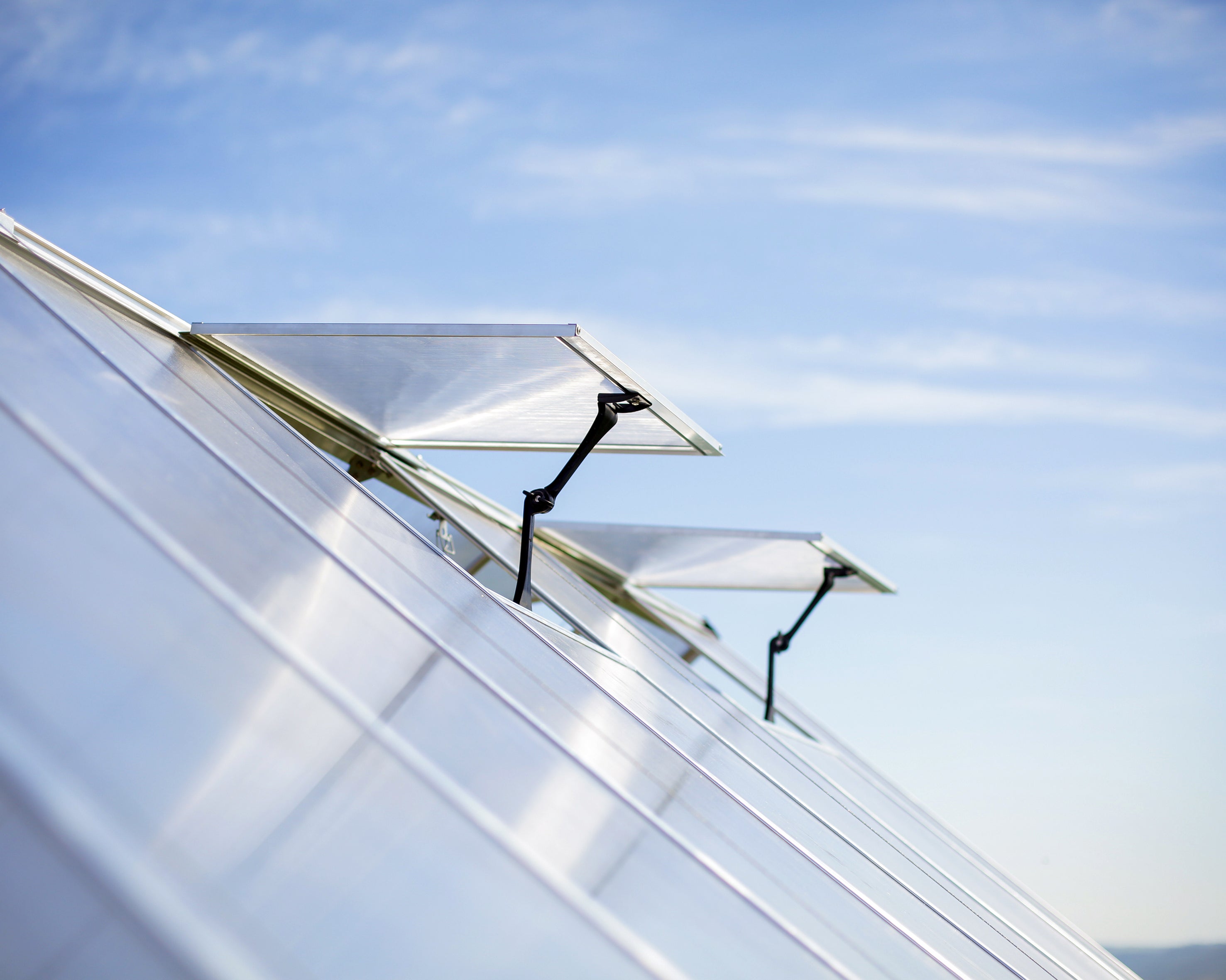 Serra Da Giardino in Policarbonato Balance Ibrida  366X304X257 cm Argento