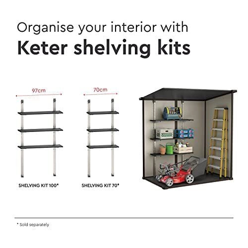 Keter Manor Pent 6x4 Casetta in plastica