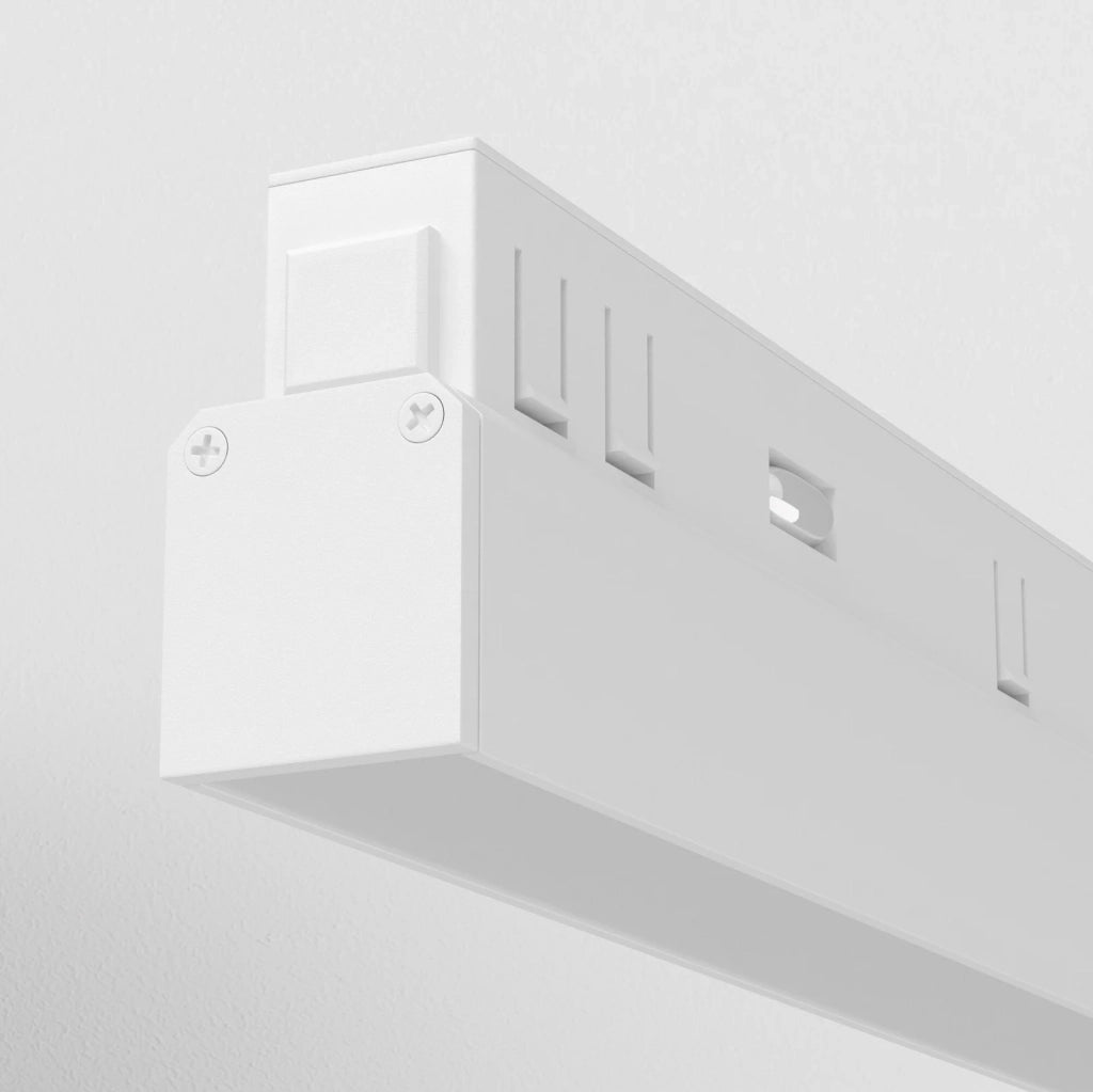 Maytoni Lampada da binario moderna Exility Basis 1 luce LED integrato bianco alluminio
