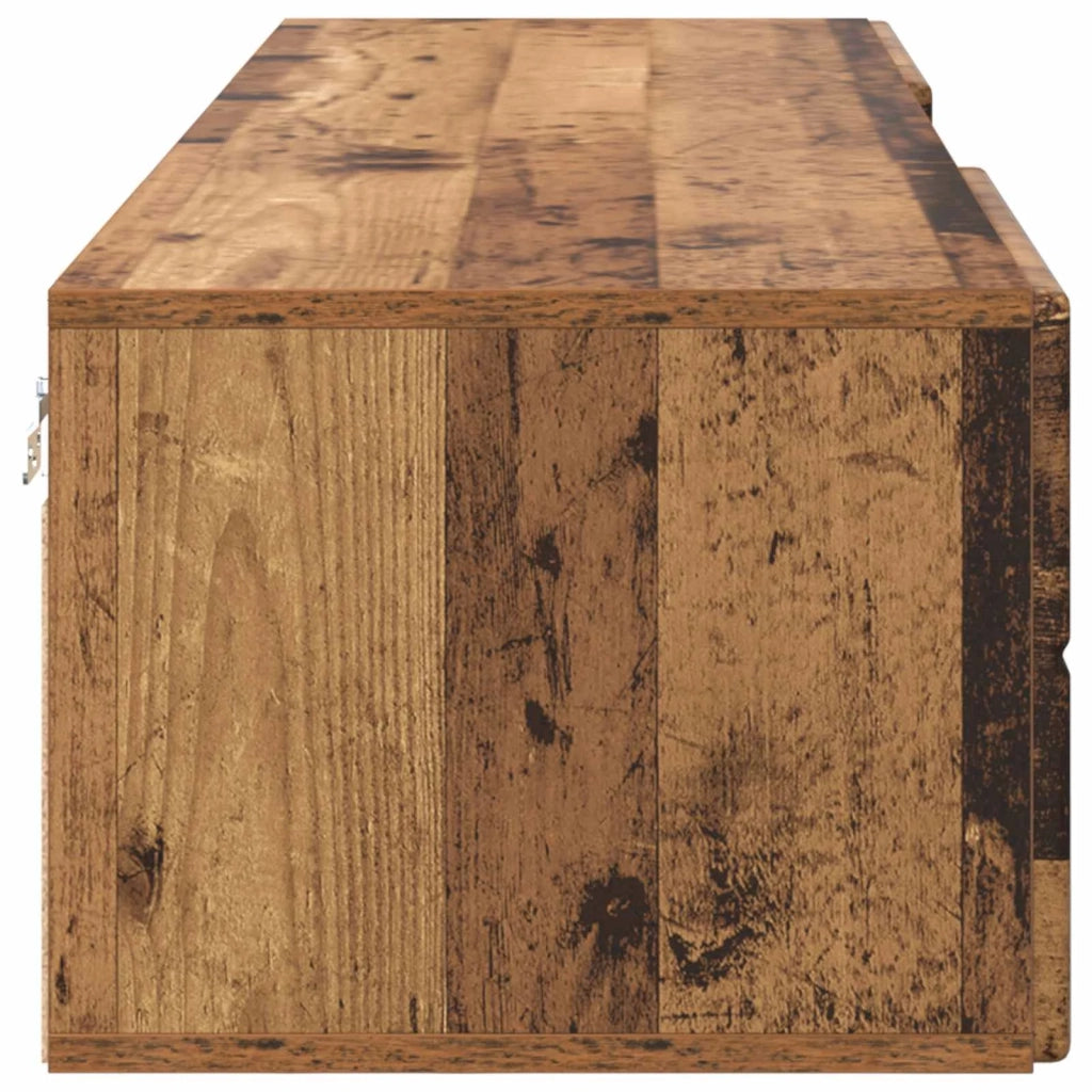 Armadio in Legno con cassetto Legno vecchio 150 x 39 x 30 cm CFW7193608