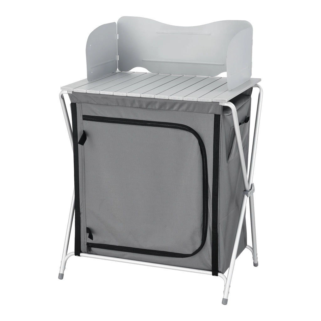 Credenza Mobile da Campeggio Tullinge Pieghevole con Borsa di Trasporto (AxLxP) 110x70x52 cm [en.casa]